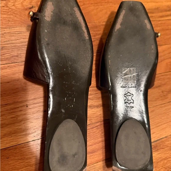 Tory Burch Pierced Mule in Merlot / Dark Brown - Picture 5 of 6